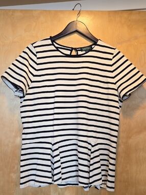 NWOT Womens LAUREN Ralph Lauren Peplum Top